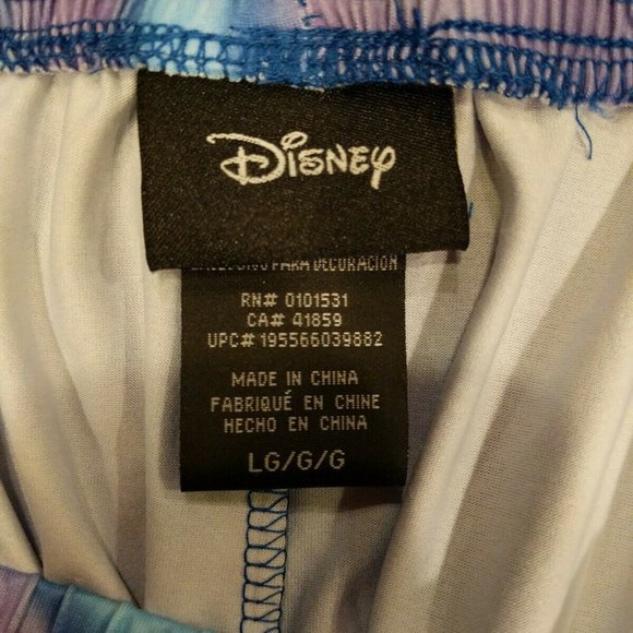 Disney Lilo And Stitch "Let's Get Weird" Lounge Pants Size L (36/38) - Picture 5 of 5